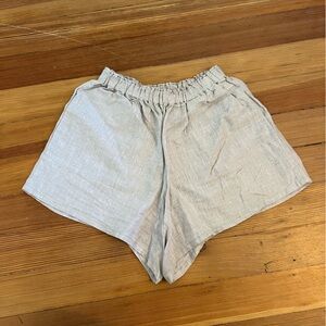 Anna Jean Kos Linen Cirrus Shorts